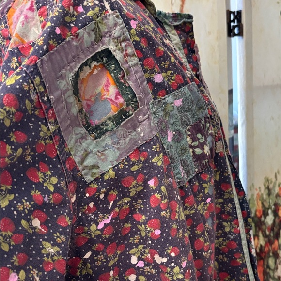 Magnolia Pearl Patchwork Adison Workshirt-Top 1744, Big Crush, OS Fits Most - Picture 12 of 16